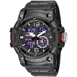 LAVAREDO Mens Digital Watch, Sport Watches for Men Outdoor Military Digital Analog Stopwatch Waterpr