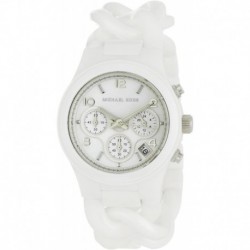 Women's MK5387 Ceramic Classic Chronograph White Watch