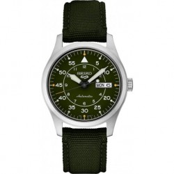 SRPH29 Watch for Men - 5 Sports - Automatic with Manual Winding Movement, Green Dial, Stainless Stee