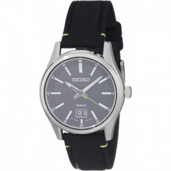 mens watches Essentials SS Quartz Black Dial