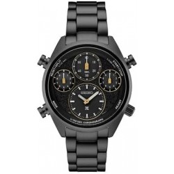 Men's Black Dial Stainless Steel Band Prospex Speedtimer Limited Edition Chronograph Solar Quartz Wa