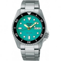 5 Sports SRPK33 10 ATM Water Resistant 38.0mm Vibrant Green Dial Automatic Men's Watch