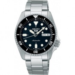 Stainless Steel Bracelet 38mm Black Watch SRPK29K1 for Men with Automatic Movement, 100m Water Resis