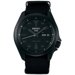 Men's Analog Quartz Watch - Black Dial Black Nylon Band - 100 Meters Water Resistant Depth Quartz Wa