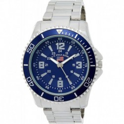 U.S. Polo Assn. Men's us8621 Analog Display Analog Quartz Silver Watch