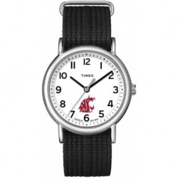 Unisex Weekender 38mm Watch with Slip-Thru Single Layer Strap