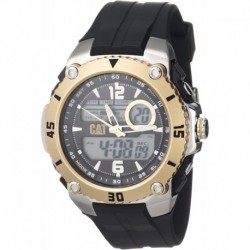 Sportica Anadigi Men's Watch Black Gold Silver