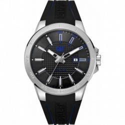 Stealth Black/Blue Men Watch, 44 mm case (CC.141.21.116)