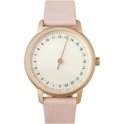 Round-S 13 - Pink Leather, Rose Gold Case, Silver-White Dial