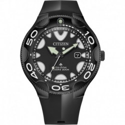 Citizen Men's Eco-Drive Special Edition Promaster Sea Orca Black Stainless Steel with Black Polyuret