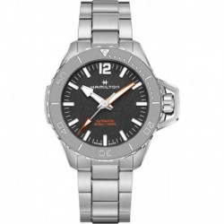 Khaki Navy Frogman Automatic Black Dial Men's Watch H77815130