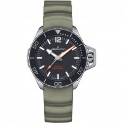 Khaki Navy Frogman Auto Men's Green Watch H77455331