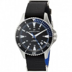 Khaki Scuba Automatic Black Dial Batman Bezel Men's Watch H82315931