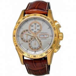 Men's H32836551 Lord Hamilton Yellow Gold Chronograph Watch