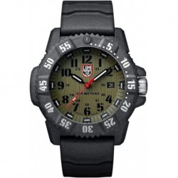 Master Carbon Seal XS.3813.L - Mens Watch 46mm - Military Diving Watch in Black/Green Date Function