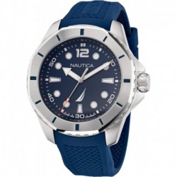 Men's KOH May Bay Blue Silicone Strap Watch (Model: NAPKMF201)