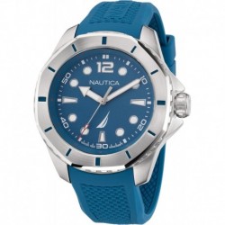 Men's KOH May Bay Light Blue Silicone Strap Watch (Model: NAPKMF203)