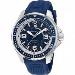 Men's NAPKMF304 KOH May Bay Blue Silicone Strap Watch