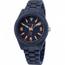 N83 Men's N83 Mercury Bay Blue Blue Recycled Ocean Plastic Bracelet Watch (Model: NAPMBF201)