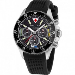 Men's NAPWPS301 Westport Black Silicone Strap Watch