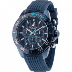 Men's NAPNOS303 One Blue Silicone Strap Watch