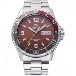 RA-AA0820R Men's Mako III Stainless Steel Red Dial 200M Automatic Dive Watch