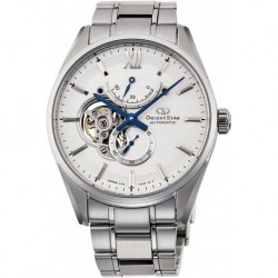 Star Men Classic Automatic White Dial Watch RE-HJ0001S Blue