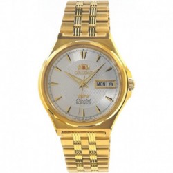 TriStar Mens Classical Automatic Silver Dial Gold Watch AB02001W, FAB02001C