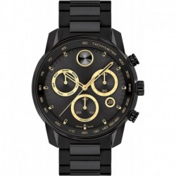 Bold 3600906 Verso Men's Ionic Plated Black Steel Case and Bracelet Color: Black