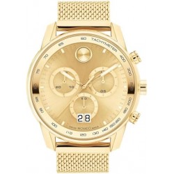 Bold 3600911 Gold Dial Gold Stainless Steel Mesh Bracelet Men's Chronograph 48mm Watch