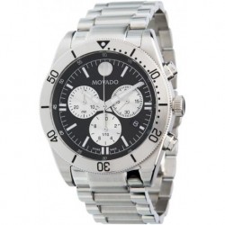 0607439 Black Dial Silver Stainless Steel Men's 41mm Sport Chronograph Watch