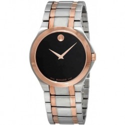 Black Dial Two-Tone Men's Watch 0607083