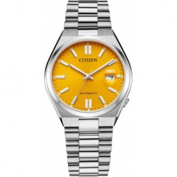 Eco-Drive Tsuyosa Yellow Dial and Stainless Steel Bracelet Watch 40mm NJ0150-56Z