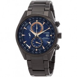 Radio-Controlled Perpetual Chronograph Blue Dial Men's Watch AT8265-81L