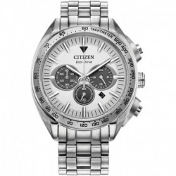 Eco-Drive Carson Chronograph Stainless Steel Bracelet Watch | 43mm | CA4540-54A