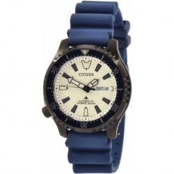 Promaster Dive Automatic White Dial and Black Polyurethane Strap Watch | 44mm | NY0137-09A