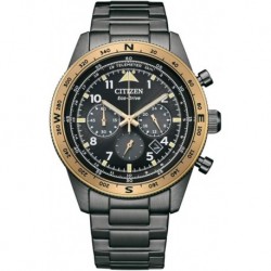 Chronograph Eco-Drive Black Dial Men's Watch CA4556-89E