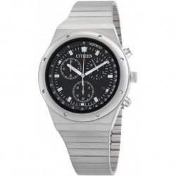 Chronograph Quartz Black Dial Men's Watch AT2540-57E