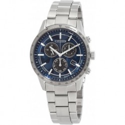 Eco-Drive Perpetual Chronograph Blue Dial Men's Watch BL5590-55L