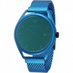 Matteo Analog Black Dial Men's Watch-AR11328, blue, Bracelet