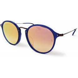 Gafas Ray-ban Hombre RB2447NF Gafas,52mm,Trasparent Blue/Cop (Importación USA)