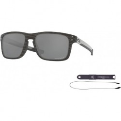 Holbrook Mix OO9384 Rectangle Sunglasses for Men + BUNDLE Leash +Designer iWear Care Kit