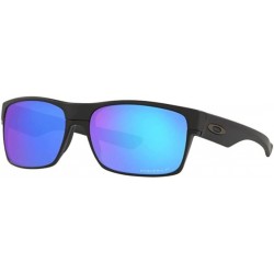 Twoface Sunglasses Matte Black with Prizm Sapphire Polarized Lens