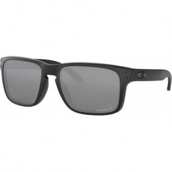 Holbrook Sunglasses Matte Black with Prizm Black Polarized Lens + Sticker