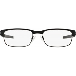 Men's Ox5038 Metal Plate Titanium Rectangular Prescription Eyeglass Frames