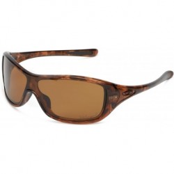 Men's Ideal Polarized Shield Sunglasses, Tortoise Frame/Bronze Lens, 71 mm