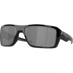 Double Edge Sunglasses Polished Black with Prizm Black Polarized Lens 66mm