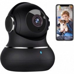 litokam 2K Indoor Security Camera, 360° Cameras for Home Security Indoor with Motion Detection, Pet