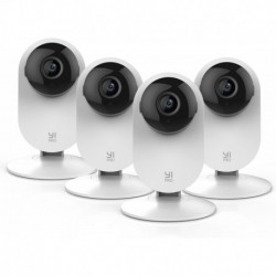 YI Pro ???????? 4PC Home Security Camera, 2.4Ghz Indoor IP Camera with Person, Vehicle, Animal Detection