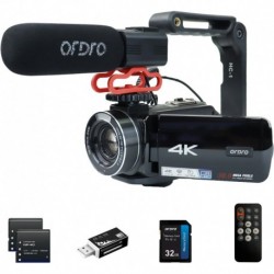 4K Video Camera Camcorder Ordro 4K Ultra HD Camcorder w/10X Optical Zoom&120X Intelligent Zoom, WiFi